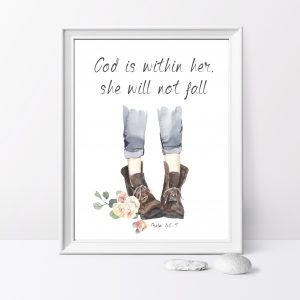 God Is Within Her Printable
