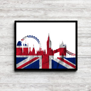 Union Jack London Skyline