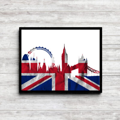Union Jack London Skyline