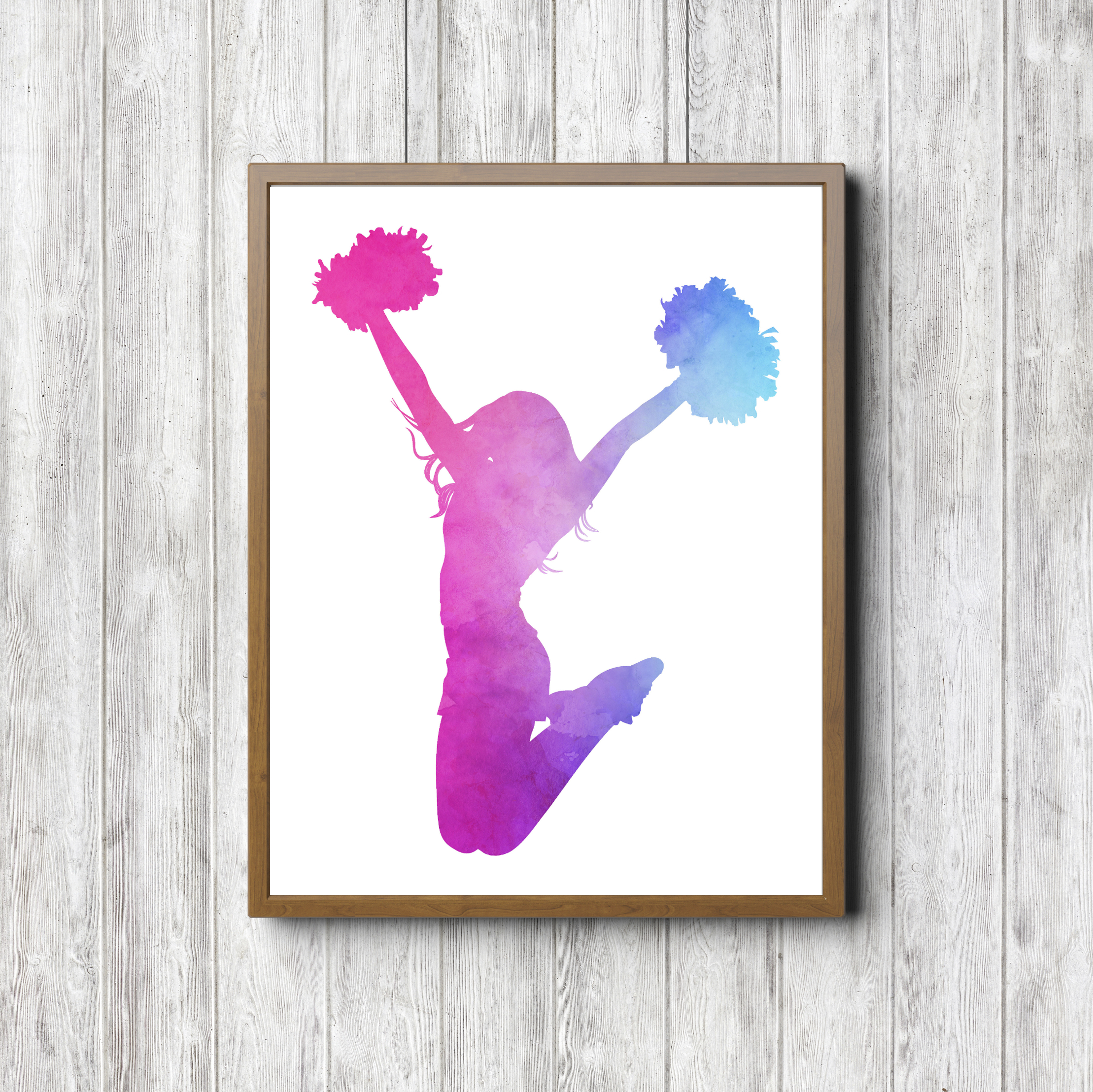 Teen Cheerleader Printable Wall Art